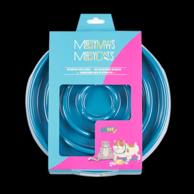 MM Melamine Slow Feeder Blue