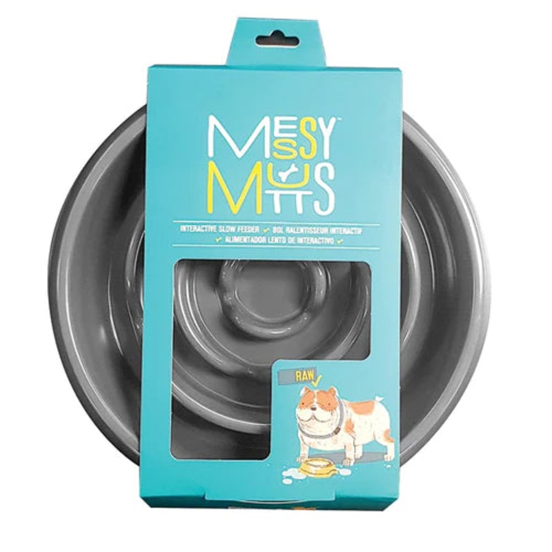 MM Melamine Slow Feeder Grey