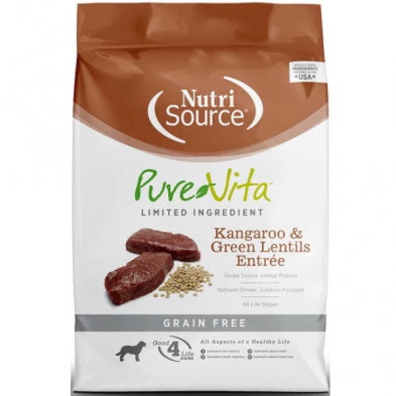 NS Purevita GF Kangaroo & Grn Lentils 15lbs