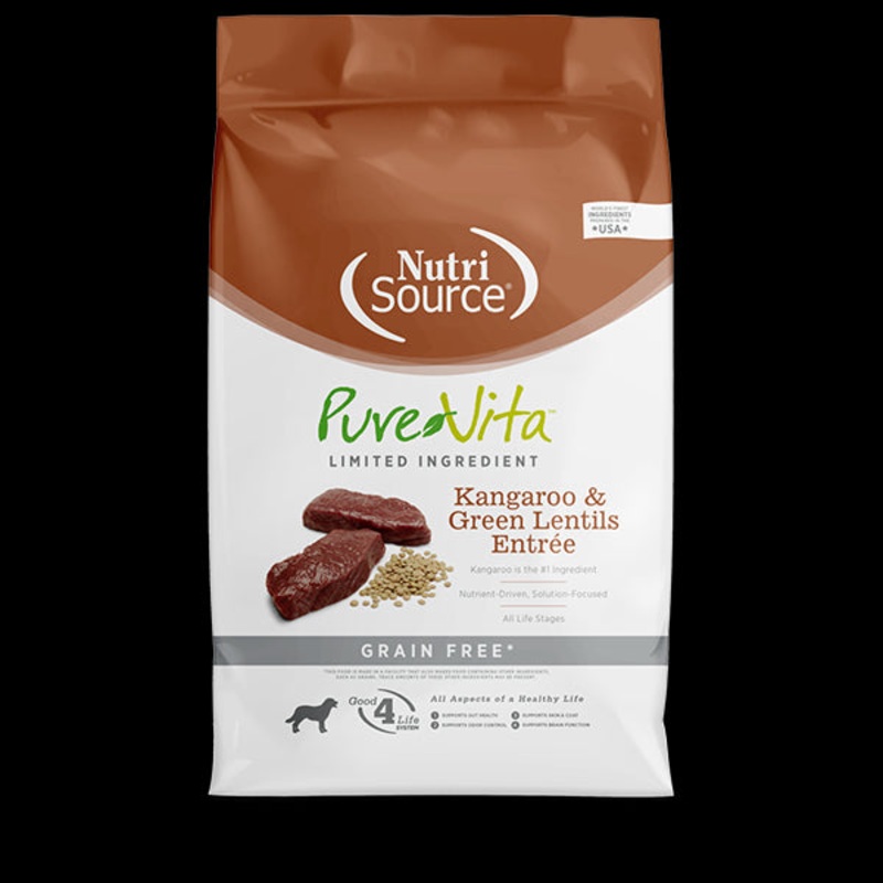 NS Purevita GF Kangaroo & Grn Lentils 25lbs
