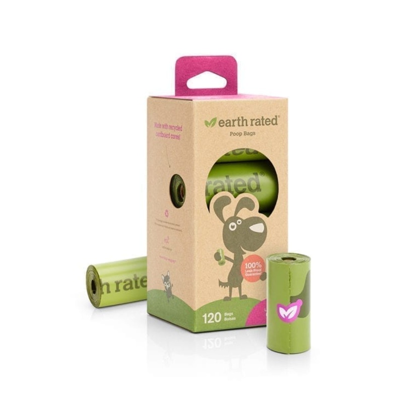 ER Lavender Poop Bag Refills 8 Rolls 120 Bags