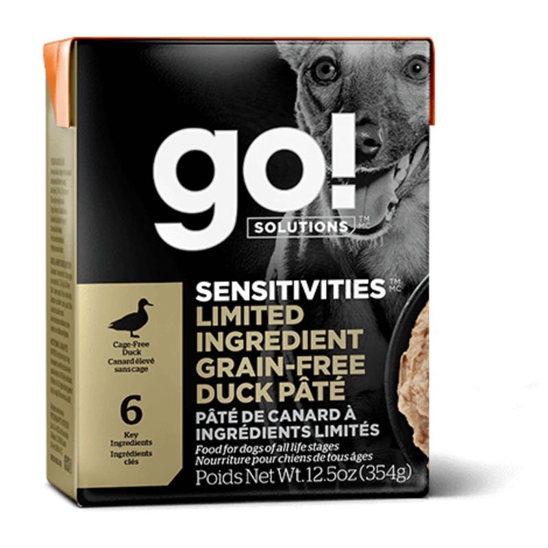 GO! Sensitivities LID GF Duck Pate 12.5oz