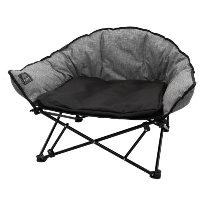Kuma Lazy Bear Dog Bed Heather Grey