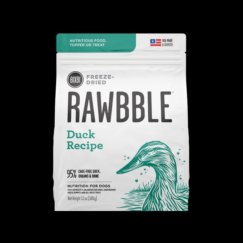 Rawbble Duck FD Dog Food 26oz