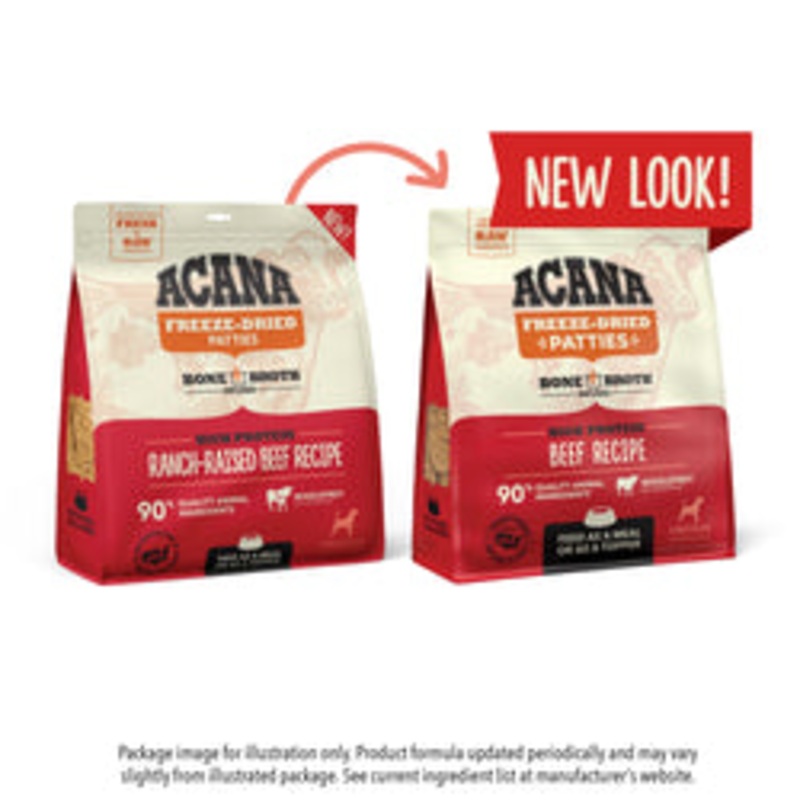 ACN Dog FD Ranch Raised Beef Patties 397g