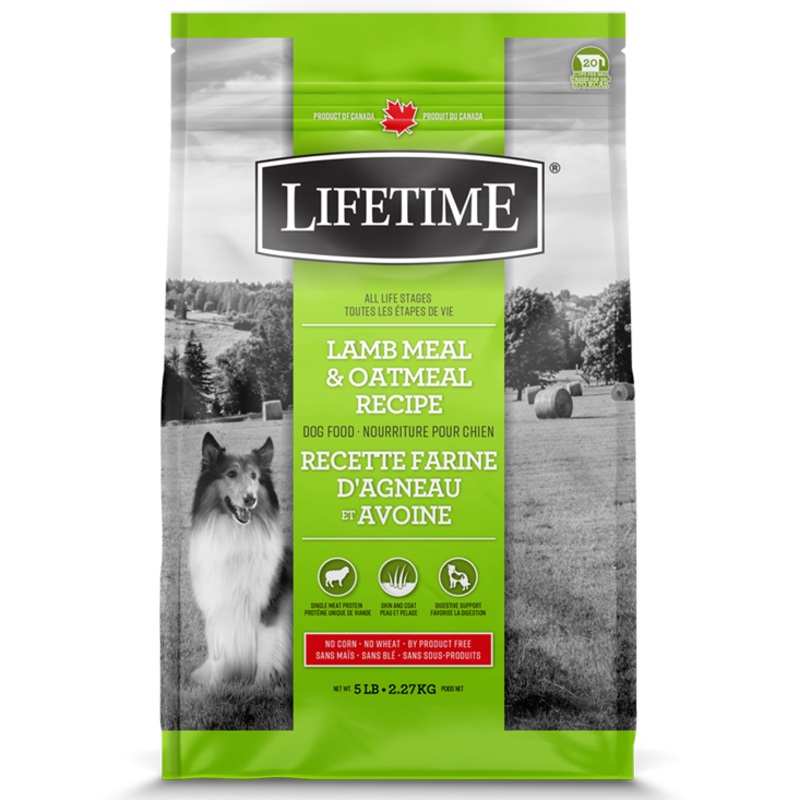 Lifetime All Life Stage Lamb & Oatmeal Dog Food 11.4 kg