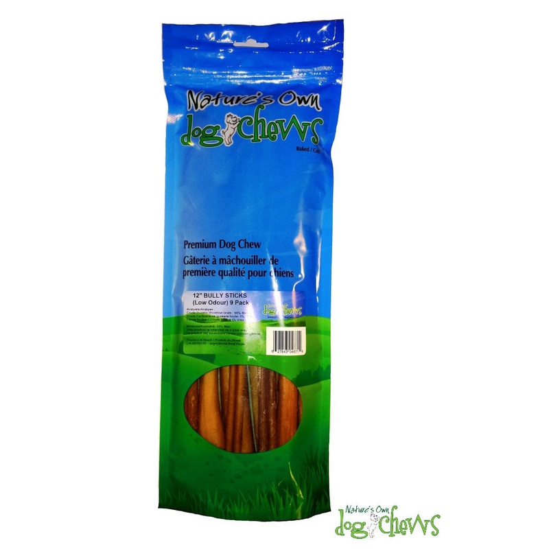 Nature's Own 12" ODOURFREE Bully Stick 9PK