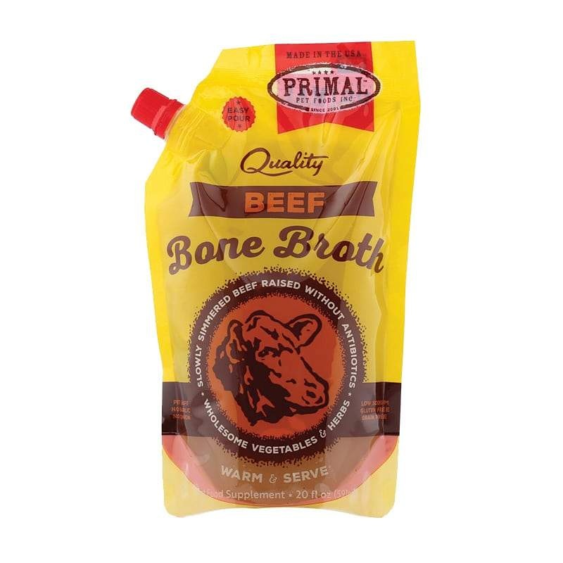 Primal Dog and Cat Beef Frozen Bone Broth 20 oz