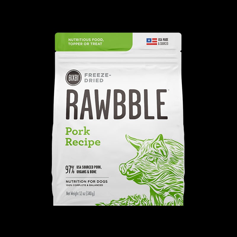 Rawbble Pork FD Dog Food 12oz