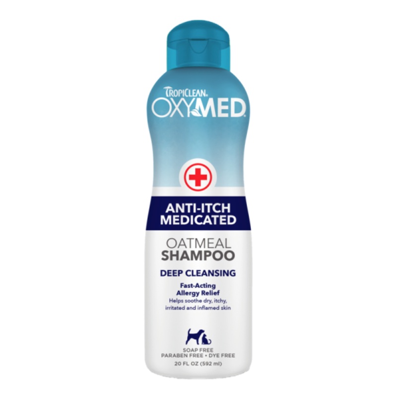 TPCLN OXYMED Anti-itch Medicated Shampoo for Dogs & Cats 20oz