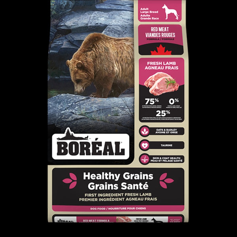 Boreal Dog Healthy Grains Lrg Brd Red Meat 13.6 kg