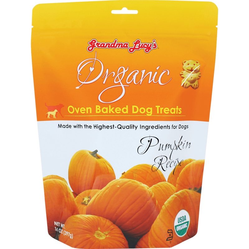 Grandma Lucy's Organic Oven Baked Treats Pumpkin 14oz