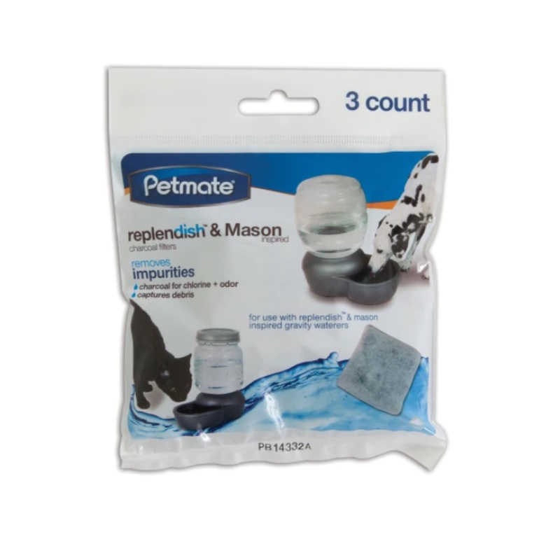 Petmate Replendish Replacement Filters 3pk