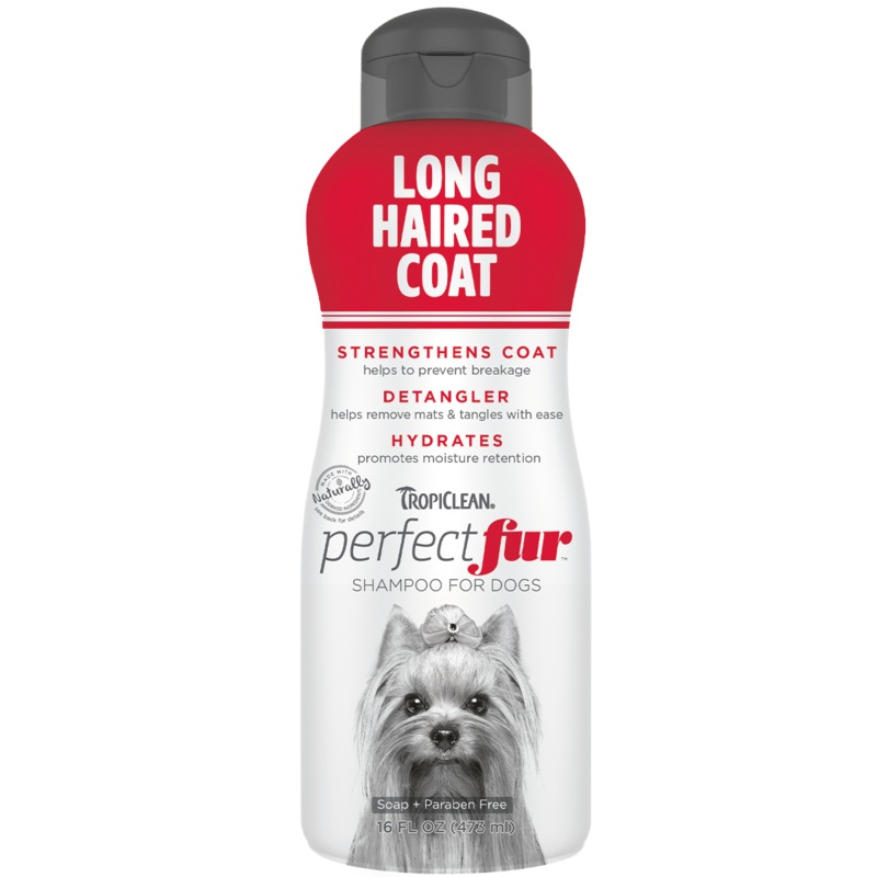 TropiClean Perfect Fur Long Haired Coat Shampoo 16oz