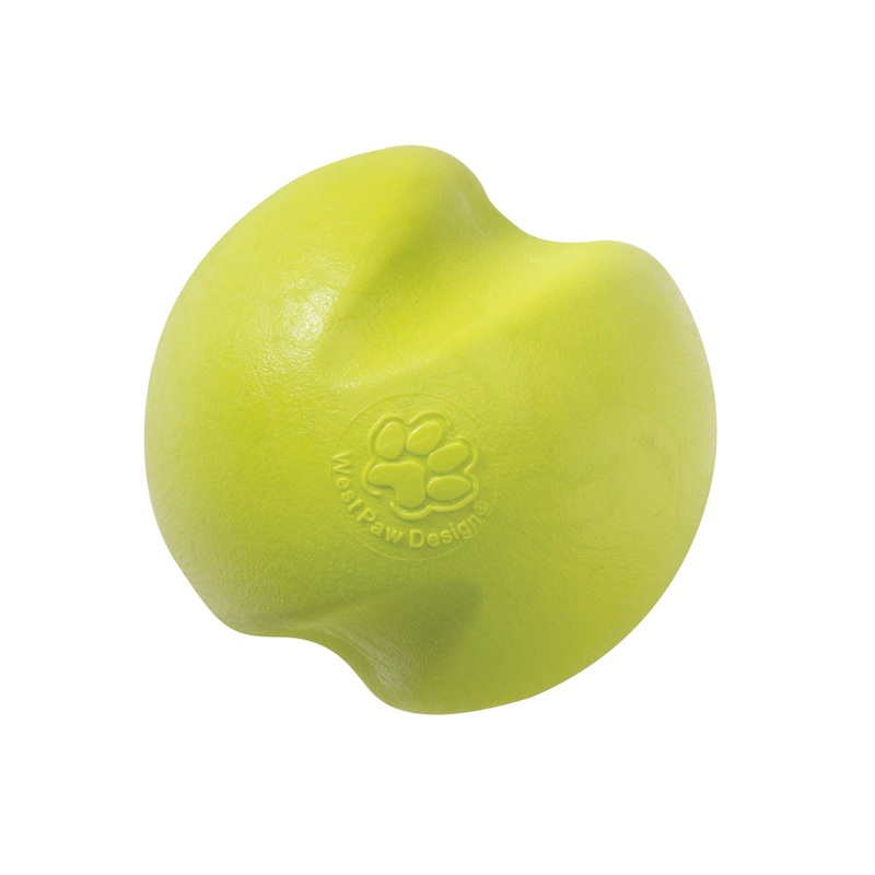 West Paw Jive Dog Ball Apple Green