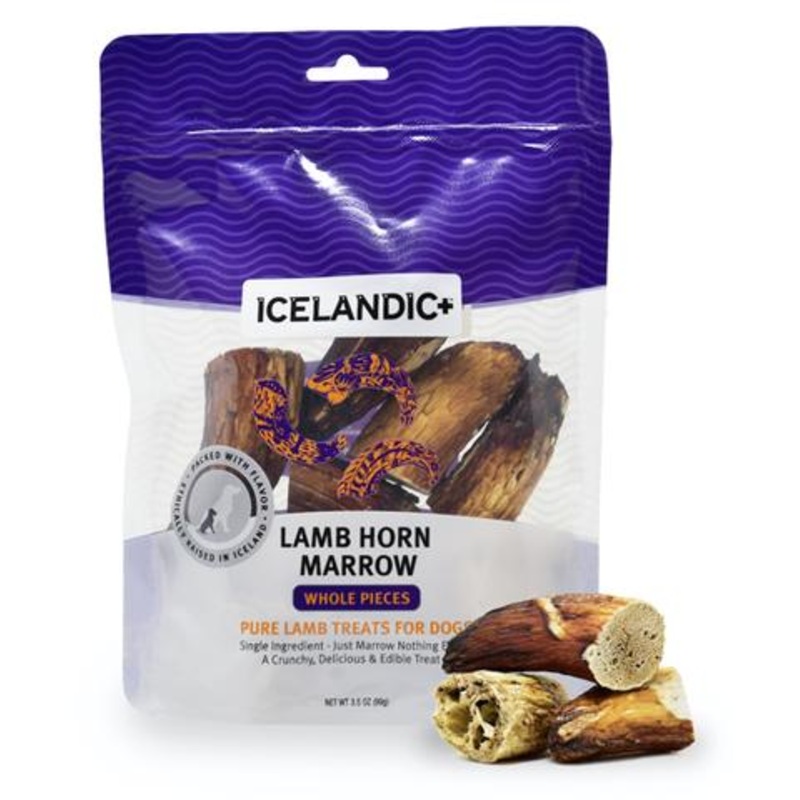 Icelandic+ Lamb Marrow Whole Pieces Dog Treat 4.5 oz
