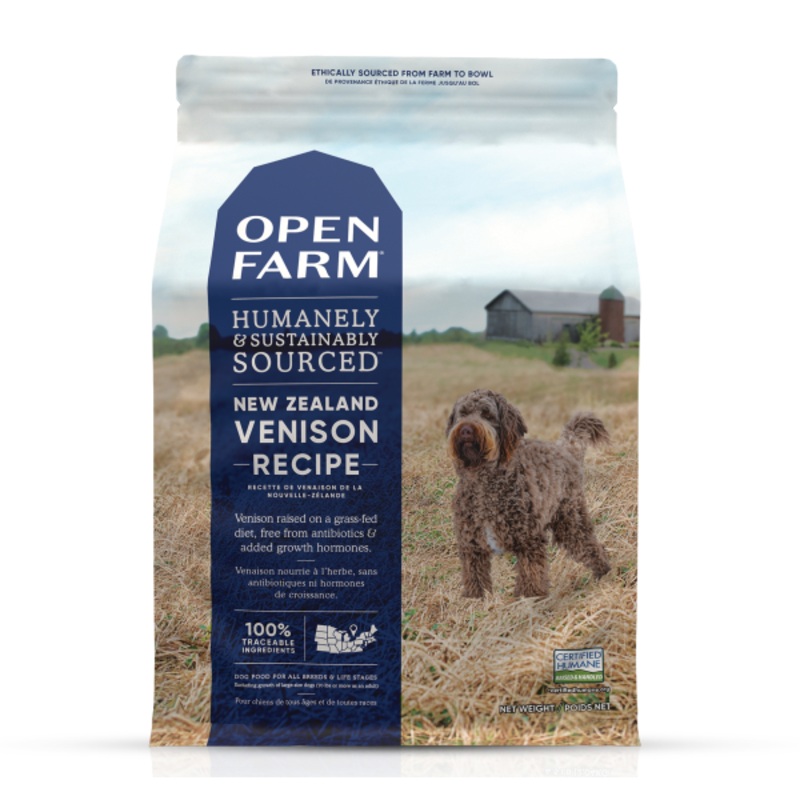 Open Farm New Zealand Venison Dog Food 12lbs