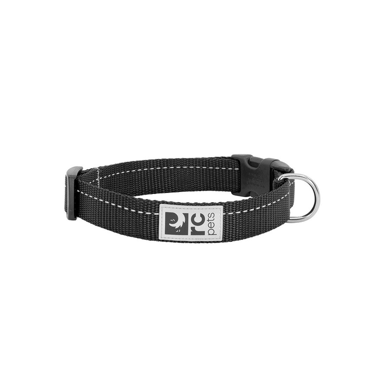 RC Clip Collar Primary Lrg 1" Blk