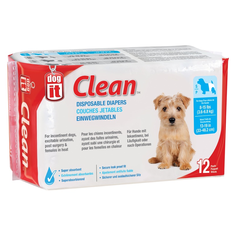 Dogit  Disposable Diapers Small 12pk