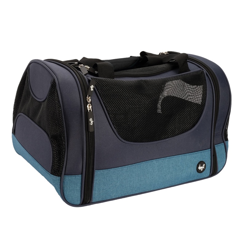 Dogit Explorer Soft Carrier Tote Black/Blue