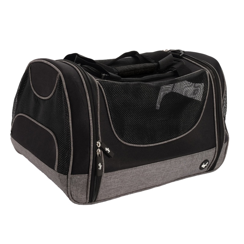 Dogit Explorer Soft Carrier Tote, Grey/Black