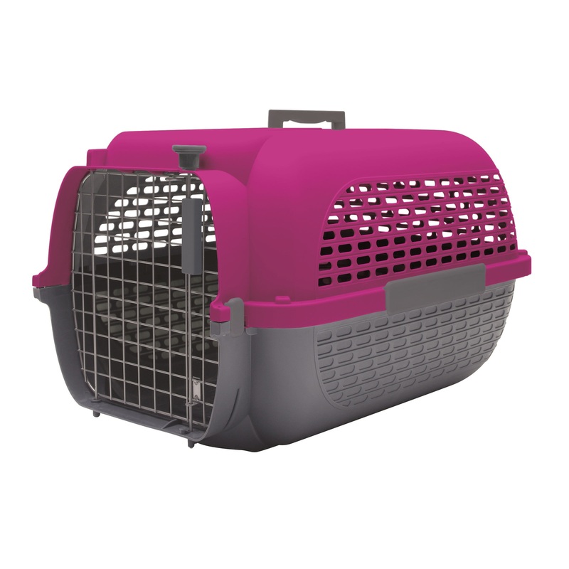 Dogit Voyageur Carrier Fuchsia/Grey Medium