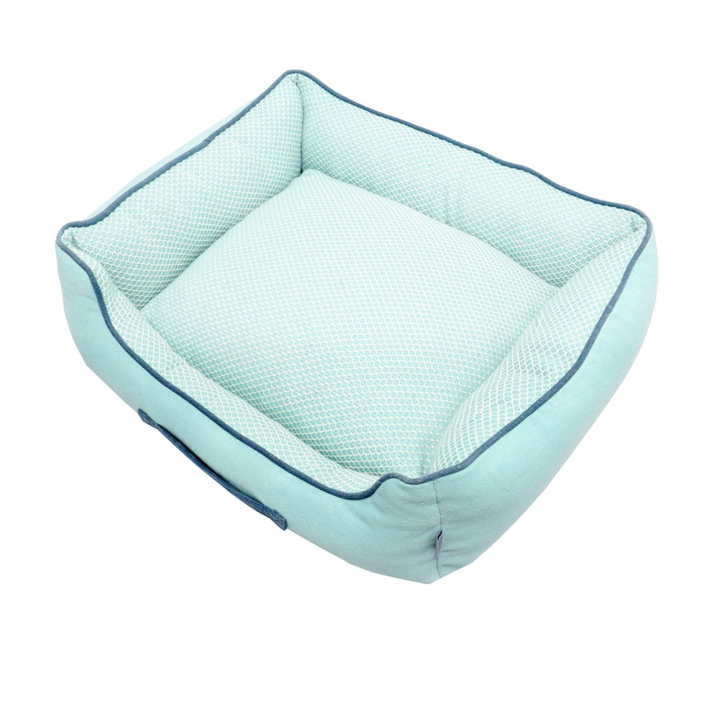 Resploot Sofa Bed, Teal Snakeskin Small
