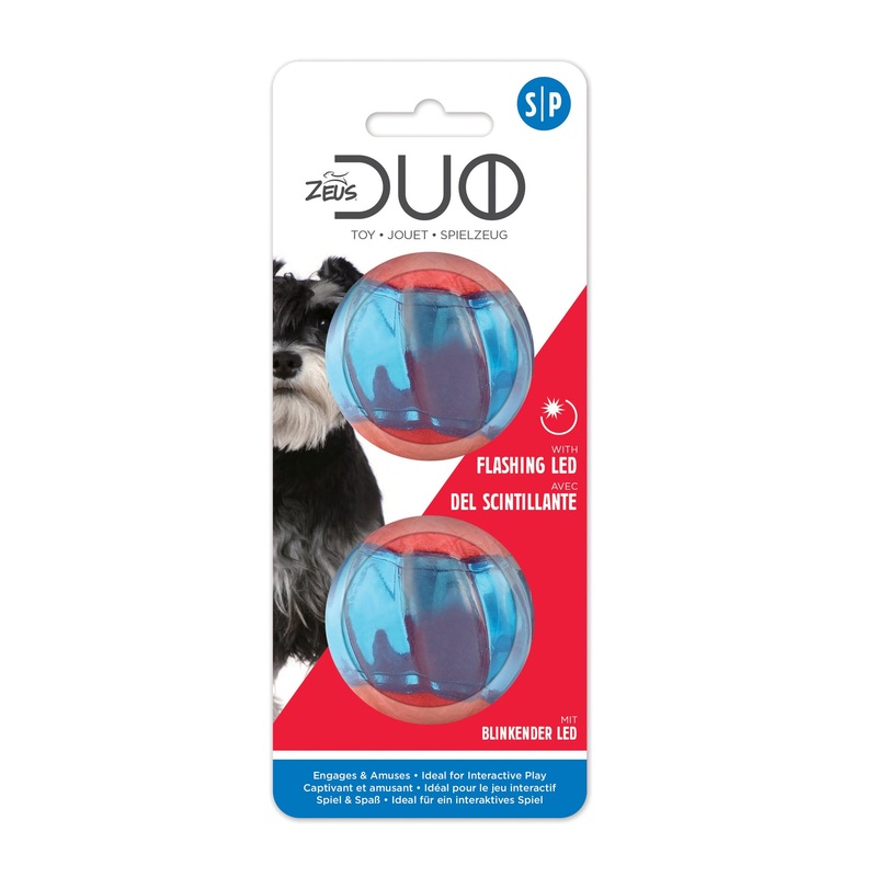 Zeus Duo Ball  5cm with LED, 2pk