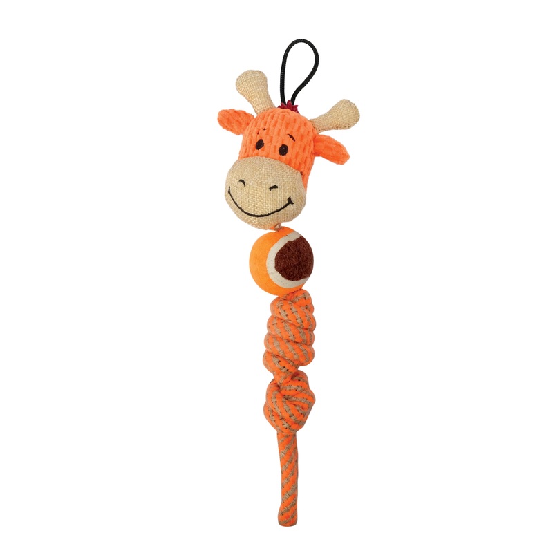 Zeus Mojo Naturals Tennis Rope Tug, Assorted