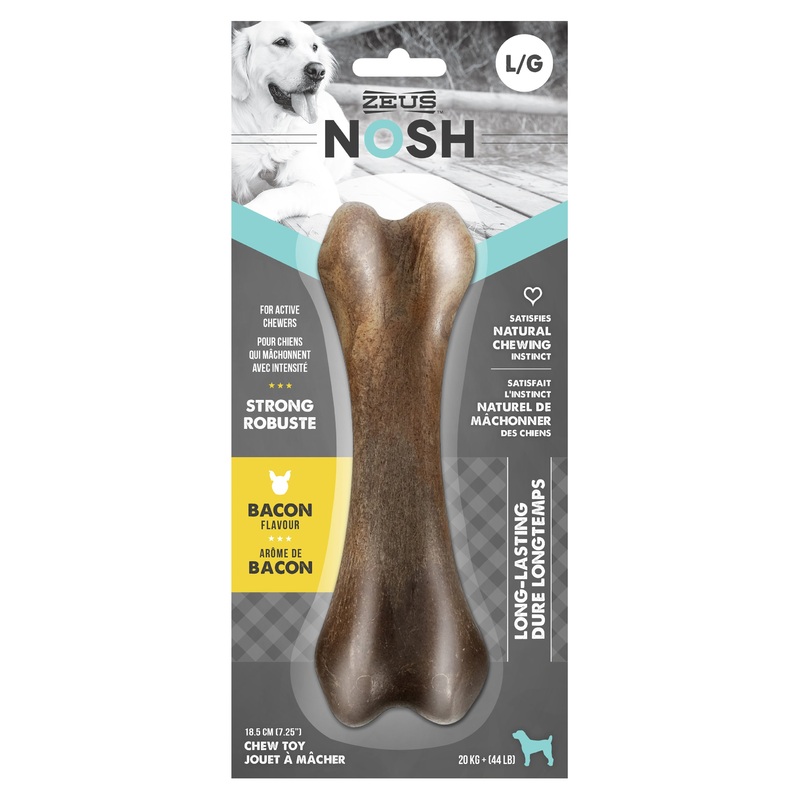 Zeus Nosh Strong Chew Bacon Large