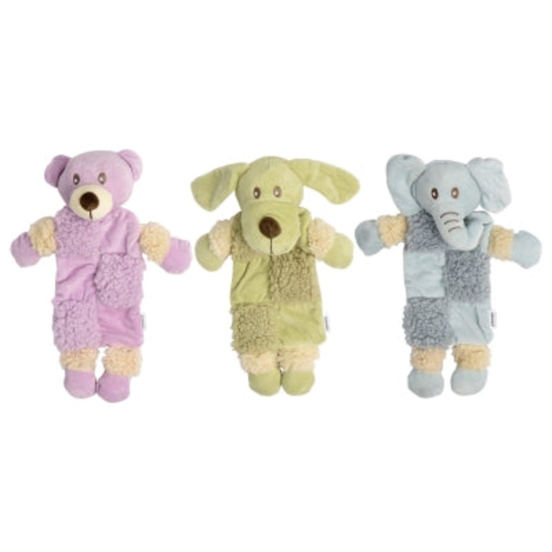 AromaDog Fleece Squeaker Mat Assorted 9.5"