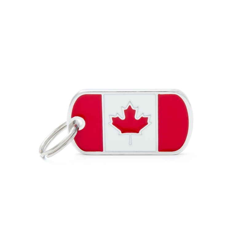 Canadian Flag ID Tag
