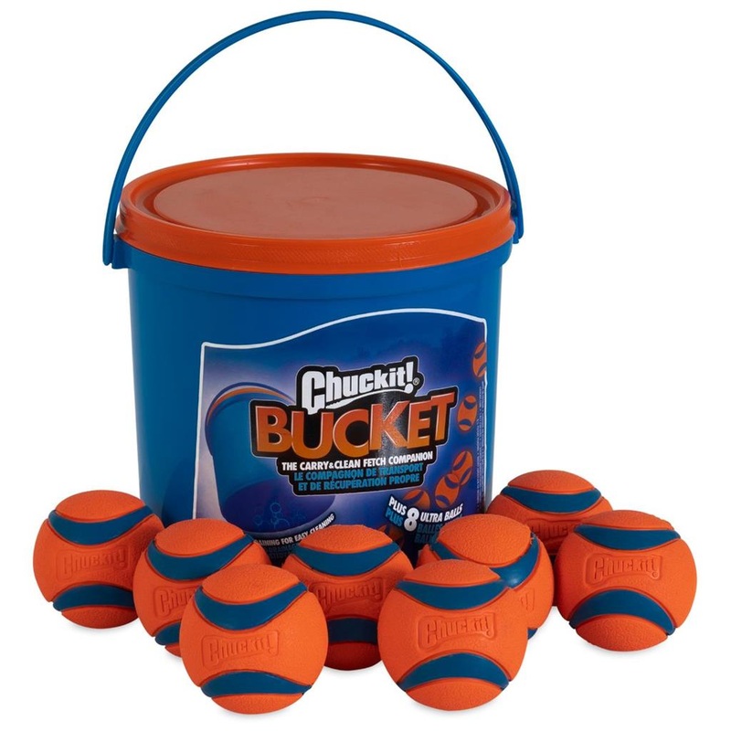 Chuckit! 8pk Medium Ultra Ball Bucket