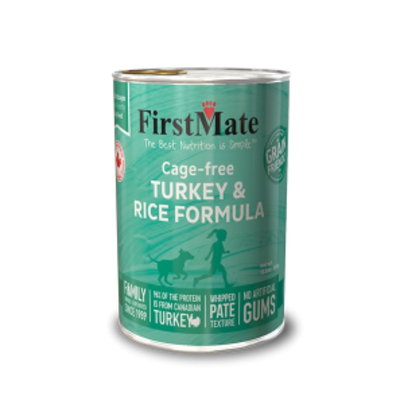 FM Dog Cage Free Turkey/ Rice 12.2oz