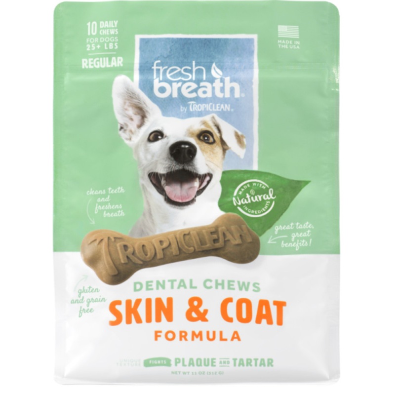 Fresh Breath Dental Chews Skin & Coat 11oz