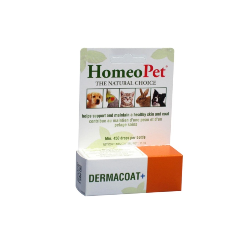 HomeoPet Dermacoat + Drops 15ml