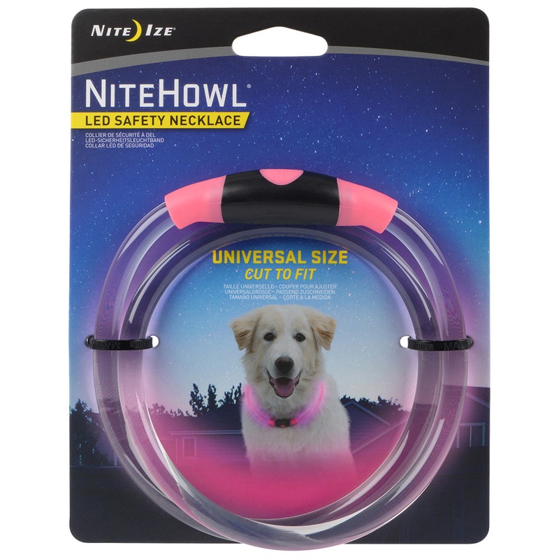 NiteHowl LED Safety Necklace Pink