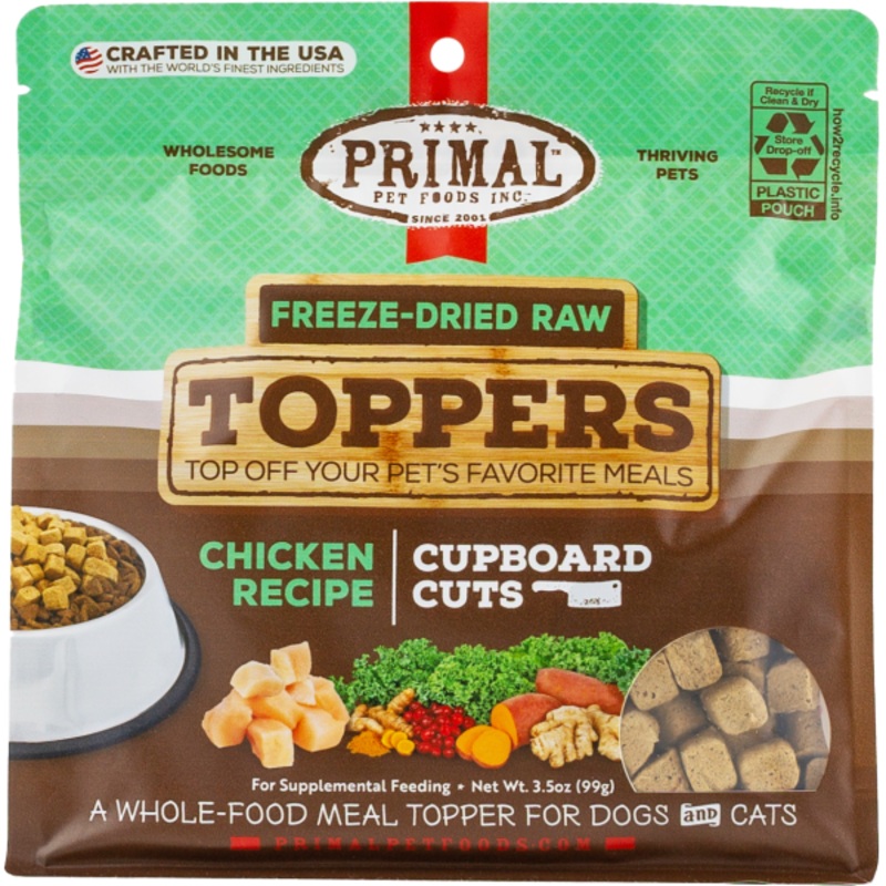 Primal Dog/Cat FD Raw Topper Cupboard Cuts Chicken 3.5oz