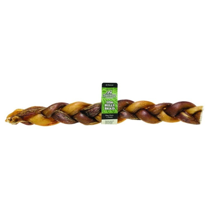REDBARN  12" Braided Bully Stick