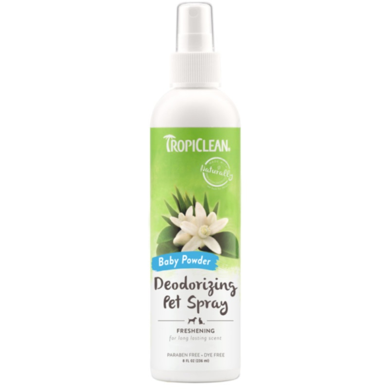 TPCLN Baby Powder Deodorizing Pet Spray 8oz Dog/cat