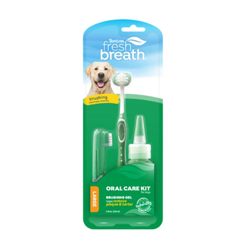 TPCLN Fresh Breath Oral Care Kit For Dogs 2oz, Dog