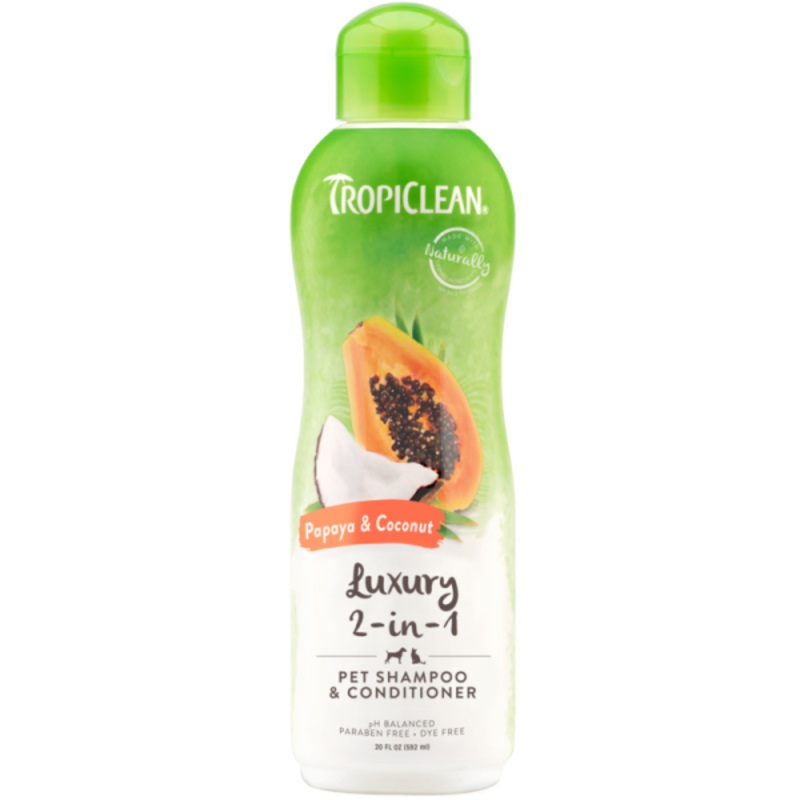 Tropiclean Papaya & Coconut 20oz, Dog/cat