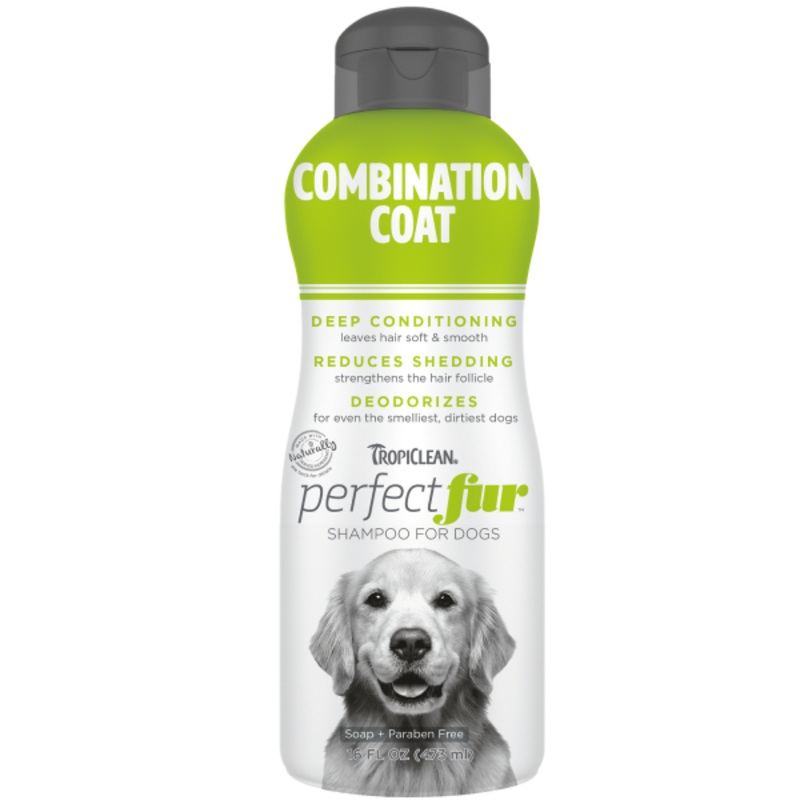 TropiClean Perfect Fur Combination Coat Shampoo 16oz