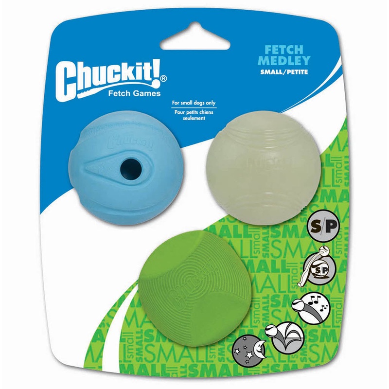 Chuckit! Fetch Medley Small 3pk