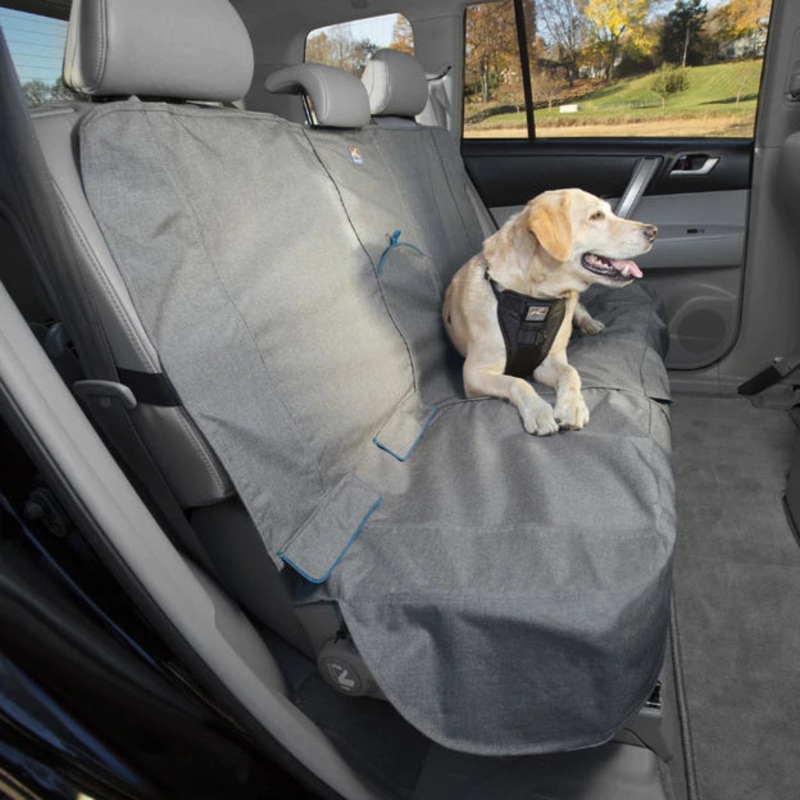 Kurgo Bench Seat Cover Grey/Blue