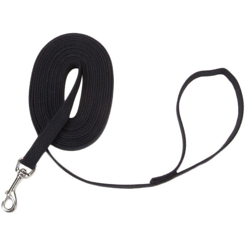 Coastal Cotton Web Training Lead Black 20x5/8"