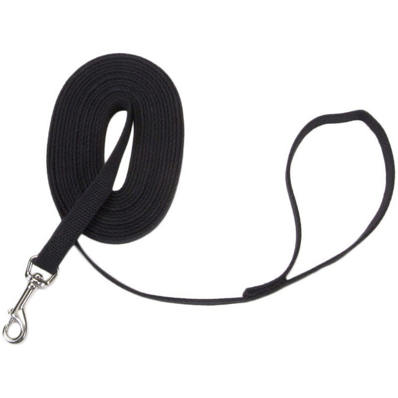 Coastal Cotton Web Training Lead Black 30x5/8"