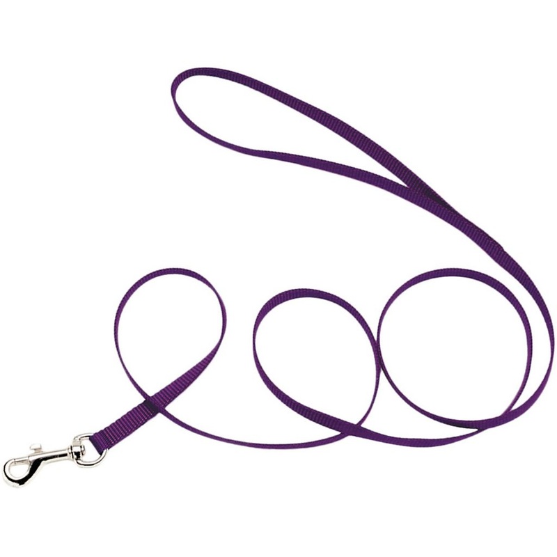 Coastal Nylon Lead Purple 6'x3/8"