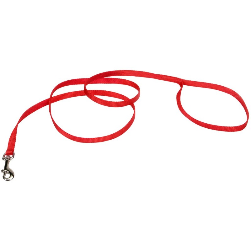 Coastal Nylon Lead Red 4'x3/8"