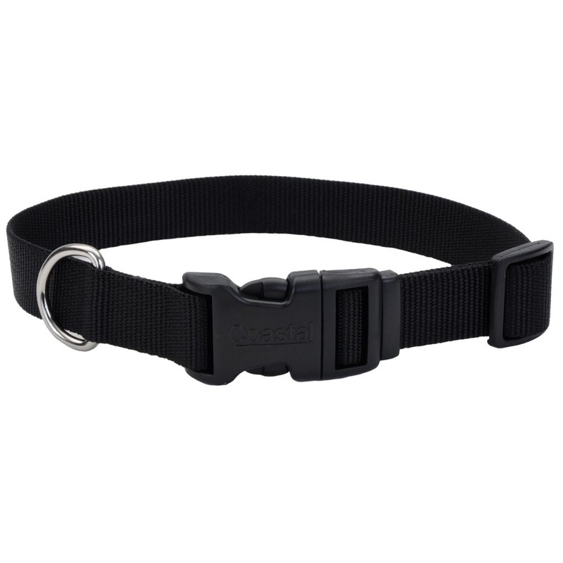 Coastal Tuff Nylon Collar Black 10-14x5/8"